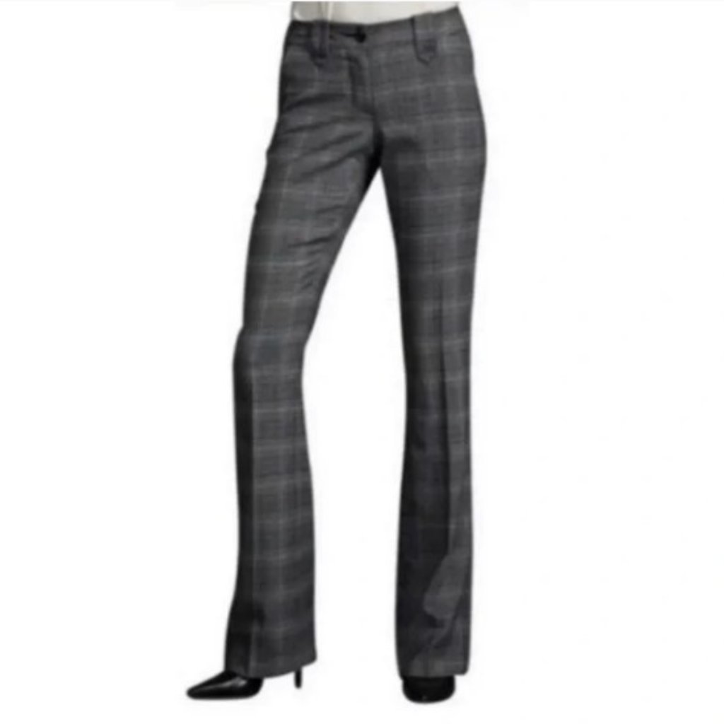 Euc Cabi Classy Counsel Trouser Plaid Straight Leg Pants Style 922r
